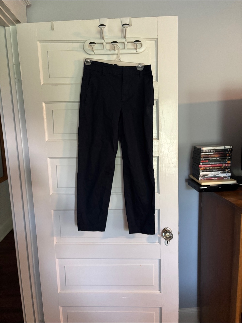 Vince Navy Chino Dress Pants - Classic Straight Fit